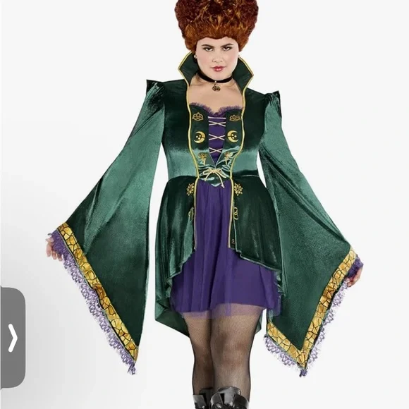 Disney | Other | Disney Halloween Sanderson Sisters Elegant Purple Gold Green Winifred Dress | Poshmark Disney | Other | Disney Halloween Sanderson Sisters Elegant Purple Gold Green Winifred Dress | Poshmark